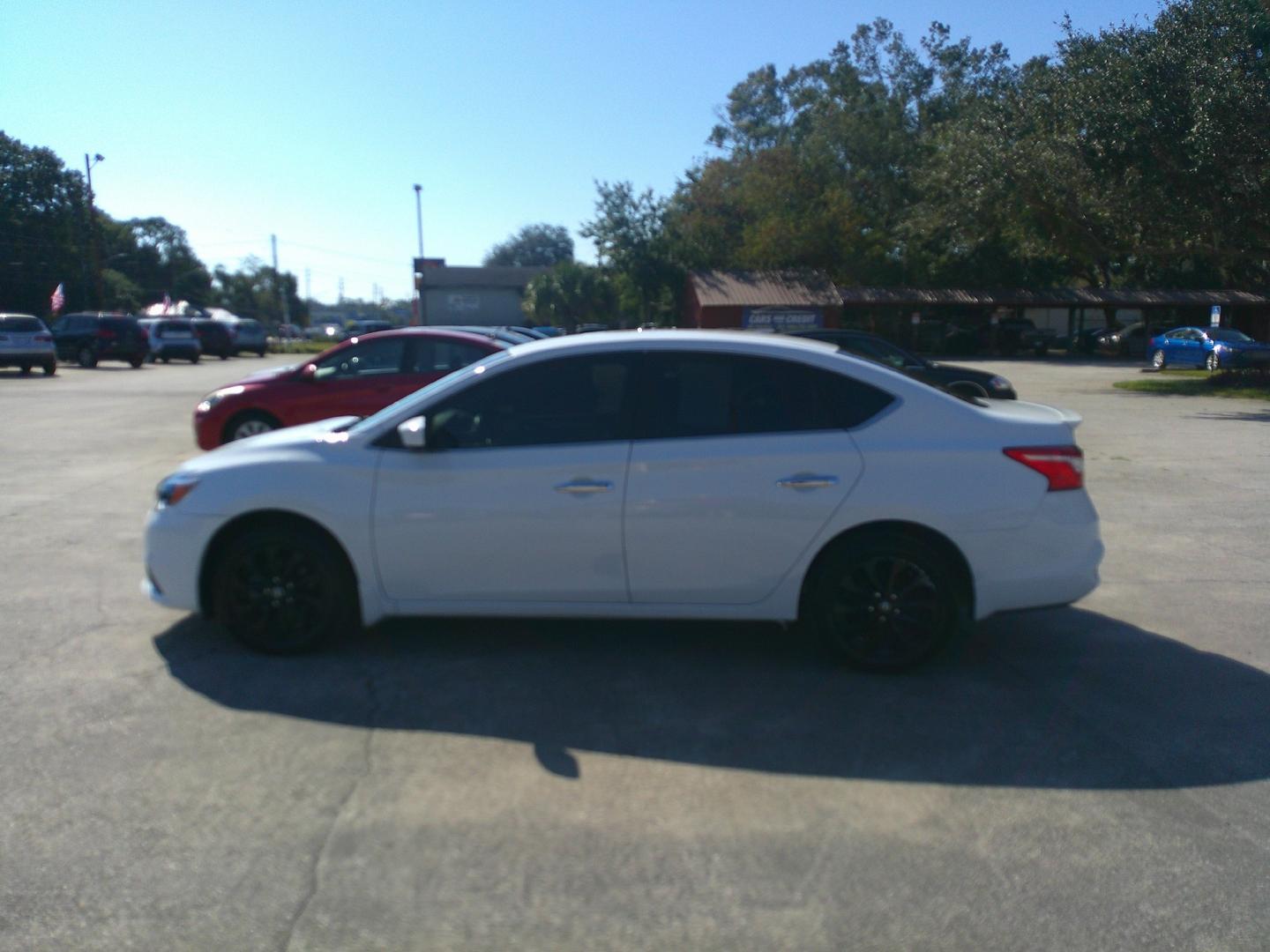 2018 WHITE NISSAN SENTRA SR; S; SL; SV (3N1AB7AP5JY) , located at 1200 Cassat Avenue, Jacksonville, FL, 32205, (904) 695-1885, 30.302404, -81.731033 - Photo#1